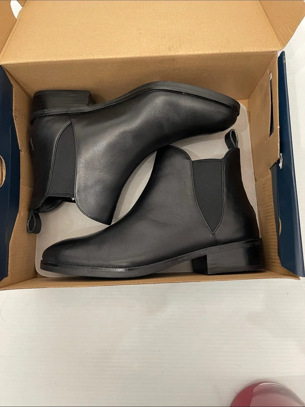 Cole Haan Laina Black Leather Boot Womens Size 7B